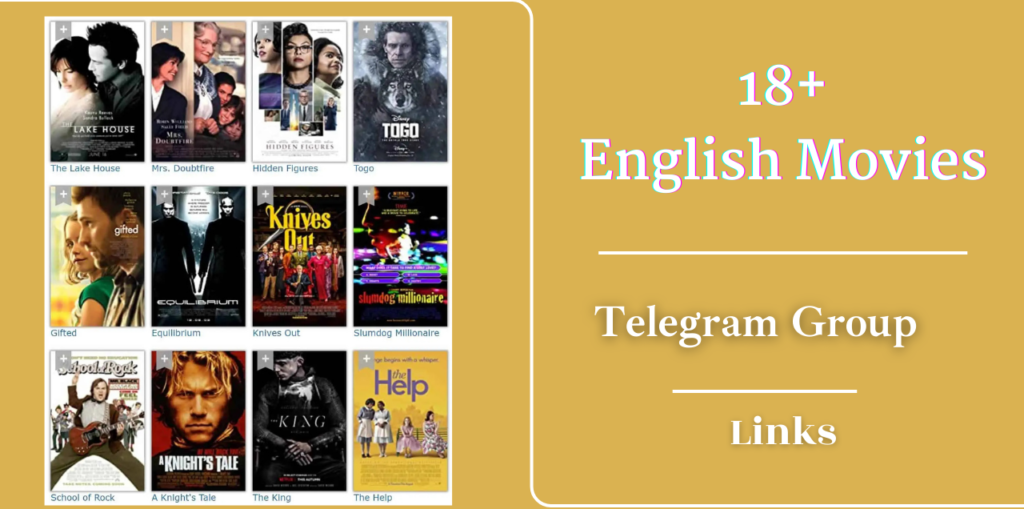 18+English Movies Telegram Group Links Join Now